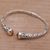 Citrine cuff bracelet, 'Eden Vines' - Citrine and Sterling Silver Cuff Bracelet from Bali (image 2c) thumbail