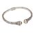 Citrine cuff bracelet, 'Bedugul Bamboo' - Sterling and Citrine Silver Bamboo Cuff Bracelet from Bali (image 2d) thumbail