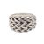 Sterling silver cocktail ring, 'Chain Stitch' - Chain Stitch Motif Sterling Silver Cocktail Ring (image 2e) thumbail