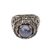 Cultured pearl cocktail ring, 'Lotus Gleam in Blue' - Floral Blue Cultured Pearl Cocktail Ring from Bali (image 2f) thumbail