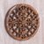 Wood relief panel, 'Flower Seeds' - Elegant Round Wood Wall Relief Panel from Bali (image 2c) thumbail