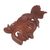 Wood wall sculpture, 'Fly Away Woman' - Surreal Carved Wood Wall Sculpture of Woman and Bird (image 2c) thumbail