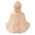 Crocodile wood statuette, 'Gesture of Teaching' - Unique Wood Buddha Sculpture in Vitarka Mudra Pose (image 2d) thumbail