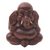 Wood statuette, 'Little Ganesha' - Small Lord Ganesha Carved Wood Statuette (image 2a) thumbail