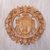 Wood wall relief panel, 'Buddha's Garden' - Detailed Buddha Wall Relief Panel in Hand Carved Wood thumbail