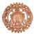 Wood wall relief panel, 'Buddha's Garden' - Detailed Buddha Wall Relief Panel in Hand Carved Wood (image 2a) thumbail