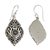 Moonstone dangle earrings, 'Dream Portal' - Moonstone Dangle Earrings with Ornate Sterling Silver (image 2f) thumbail