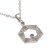 Garnet and amethyst pendant necklace, 'Songket Hex' - Garnet and Amethyst Songket Motif Pendant Necklace from Bali (image 2d) thumbail