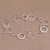 Sterling silver link bracelet, 'Pop' - Contemporary Sterling Silver Link Bracelet from Bali thumbail