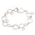 Sterling silver link bracelet, 'Pop' - Contemporary Sterling Silver Link Bracelet from Bali (image 2a) thumbail