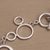 Sterling silver link bracelet, 'Pop' - Contemporary Sterling Silver Link Bracelet from Bali (image 2b) thumbail
