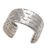 Sterling silver cuff bracelet, 'Woven Gleam' - Handcrafted Sterling Silver Cuff Bracelet from Bali (image 2a) thumbail
