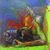 'Feeling the Curves' - Signed Expressionist Painting of a Nude Woman from Java thumbail