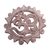 Wood relief panel, 'Omkara Aura' - Hindu Omkara Symbol Carved Wall Relief Panel (image 2a) thumbail