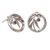 Amethyst drop earrings, 'Bamboo Life' - Bamboo-Themed Amethyst Drop Earrings from Bali (image 2c) thumbail