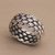 Sterling silver band ring, 'Well Woven' - Unisex Style Woven Sterling Silver Ring thumbail