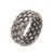 Sterling silver band ring, 'Well Woven' - Unisex Style Woven Sterling Silver Ring (image 2e) thumbail