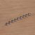 Onyx link bracelet, 'Cockatoo Garden' - Onyx and Sterling Silver Link Bracelet with Cockatoo Motif (image 2b) thumbail