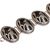 Onyx link bracelet, 'Cockatoo Garden' - Onyx and Sterling Silver Link Bracelet with Cockatoo Motif (image 2d) thumbail