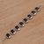 Onyx link bracelet, 'Garden Shrine' - Link Bracelet with Sterling Silver and Black Onyx (image 2b) thumbail