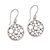 Sterling silver dangle earrings, 'Dots Upon Dots' - Modern Sterling Silver Dangle Earrings with Dot Motifs (image 2a) thumbail