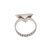 Sterling silver cocktail ring, 'Dotted Triangle' - Triangle Shaped Ring in Sterling Silver (image 2e) thumbail
