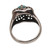 Sterling silver cocktail ring, 'Basket' - Reconstituted Turquoise 925 Sterling Silver Cocktail Ring (image 2g) thumbail