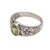 Peridot cocktail ring, 'Green Jasmine Garden' - Peridot and Sterling Silver Floral Motif Cocktail Ring (image 2e) thumbail