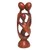 Wood statuette, 'Family Spiral' - Hand Crafted Wood Family Statuette from Bali (image 2d) thumbail
