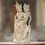 Wood sculpture, 'Royal Couple Rama and Sita' - Balinese Crocodile Wood Sculpture of Rama and Sita thumbail