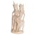 Wood sculpture, 'Royal Couple Rama and Sita' - Balinese Crocodile Wood Sculpture of Rama and Sita (image 2d) thumbail