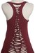 Rayon blend tank top, 'Soul Cycle in Russet' - Russet Red Rayon Blend Beige Medallion Sleeveless Tank Top (image 2d) thumbail