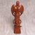 Wood statuette, 'Mother Angel' - Hand Carved Balinese Suar Wood Angel Statuette (image 2d) thumbail