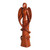 Wood statuette, 'Mother Angel' - Hand Carved Balinese Suar Wood Angel Statuette (image 2e) thumbail