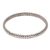 Sterling silver bangle bracelet, 'Chain Reign' - Chain Look Sterling Silver Bangle Bracelet from Bali (image 2a) thumbail