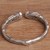 Blue topaz cuff bracelet, 'Bamboo Sparkle' - Bamboo Motif Blue Topaz Cuff Bracelet from Bali (image 2e) thumbail