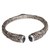 Blue topaz cuff bracelet, 'Bamboo Sparkle' - Bamboo Motif Blue Topaz Cuff Bracelet from Bali (image 2f) thumbail
