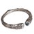 Blue topaz cuff bracelet, 'Bamboo Sparkle' - Bamboo Motif Blue Topaz Cuff Bracelet from Bali (image 2g) thumbail
