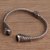 Blue topaz cuff bracelet, 'Rope Sparkle' - Rope Motif Blue Topaz Cuff Bracelet from Bali (image 2c) thumbail