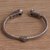 Blue topaz cuff bracelet, 'Rope Sparkle' - Rope Motif Blue Topaz Cuff Bracelet from Bali (image 2e) thumbail