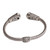 Blue topaz cuff bracelet, 'Rope Sparkle' - Rope Motif Blue Topaz Cuff Bracelet from Bali (image 2i) thumbail