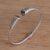 Blue topaz cuff bracelet, 'Gleaming Twist' - Swirl Motif Blue Topaz Cuff Bracelet from Bali (image 2b) thumbail