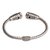 Blue topaz cuff bracelet, 'Gleaming Twist' - Swirl Motif Blue Topaz Cuff Bracelet from Bali (image 2g) thumbail