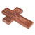 Wood wall cross, 'Peaceful Mangrove' - Hand-Carved Tree-Themed Suar Wood Wall Cross from Bali (image 2g) thumbail