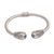 Blue topaz cuff bracelet, 'Enraptured' - Handmade Sterling Silver and Blue Topaz Cuff Bracelet (image 2e) thumbail