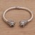Blue topaz cuff bracelet, 'Ardent Memories' - Blue Topaz and Sterling Silver Cuff Bracelet from Bali (image 2b) thumbail