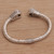 Blue topaz cuff bracelet, 'Ardent Memories' - Blue Topaz and Sterling Silver Cuff Bracelet from Bali (image 2e) thumbail