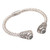 Blue topaz cuff bracelet, 'Ardent Memories' - Blue Topaz and Sterling Silver Cuff Bracelet from Bali (image 2g) thumbail