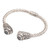 Blue topaz cuff bracelet, 'Ardent Memories' - Blue Topaz and Sterling Silver Cuff Bracelet from Bali (image 2h) thumbail