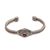 Garnet cuff bracelet, 'Palatial Garden' - Garnet and Sterling Silver Cuff Bracelet from Bali (image 2g) thumbail